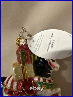Christopher Radko Merry Mount Rocket VTG Ornament Horse 2010