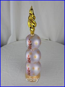 Christopher Radko Midas Touch Lilac 99-917 RARE Triple Reflector Pristine Finial Christopher Radko Midas Touch Lilac 99-917 RARE Triple Reflector Pristine Finial