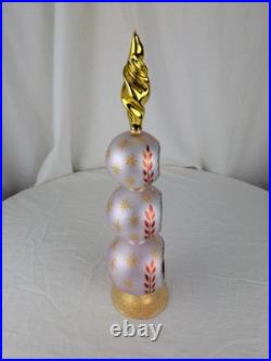 Christopher Radko Midas Touch Lilac 99-917 RARE Triple Reflector Pristine Finial