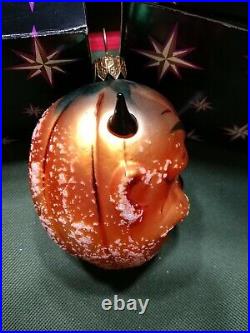 Christopher Radko Monster Mash Halloween Ornament 1997 Devil Jack O Lantern Rare