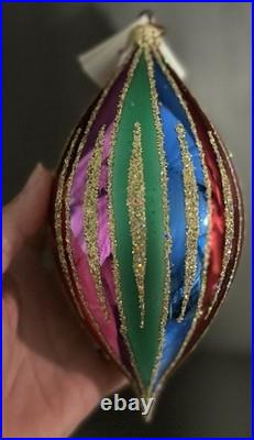 Christopher Radko Montague Teardrop Ornament Vintage Early 2000s RARE HTF