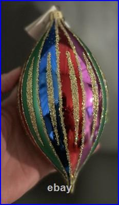 Christopher Radko Montague Teardrop Ornament Vintage Early 2000s RARE HTF