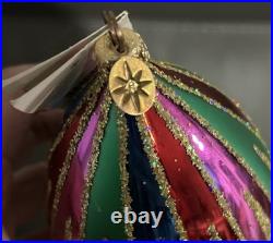 Christopher Radko Montague Teardrop Ornament Vintage Early 2000s RARE HTF