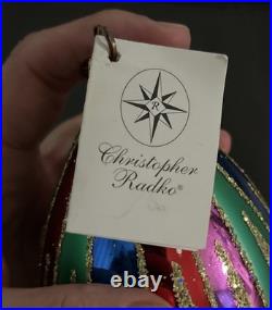 Christopher Radko Montague Teardrop Ornament Vintage Early 2000s RARE HTF
