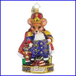 Christopher Radko Mouse King Glass Christmas Ornament Nutcracker Series New