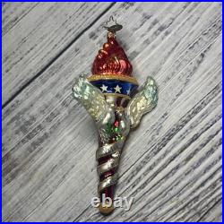 Christopher Radko Mouth Blown Glass Christmas Ornaments Lot of 17 WithPlastic Box