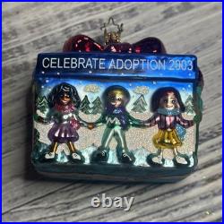 Christopher Radko Mouth Blown Glass Christmas Ornaments Lot of 17 WithPlastic Box