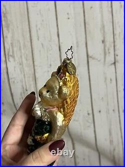 Christopher Radko Muffy Little MerBear 2004 Glass Ornament 3010146 RARE