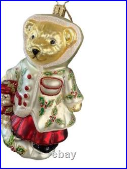 Christopher Radko Muffy Vanderbear All Spruced Up? Ornament 3010311 RG LE 900