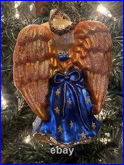 Christopher Radko Muffy Vanderbear Angel Bear With Halo Ornament 6