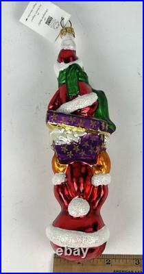 Christopher Radko Muppet Totem Pole 1997 Kermit Gonzo Fozzie 8 Ornament Tag Box