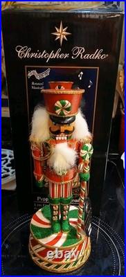 Christopher Radko Musical Nutcracker Peppermint Parade Limited Ed