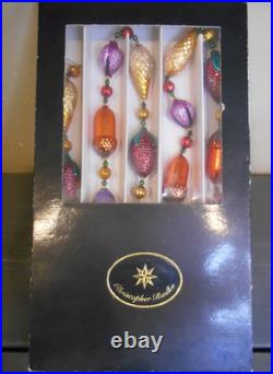 Christopher Radko NUTS & BERRIES GARLAND 1993, #93-064-0 new in box Czech 6 Christopher Radko NUTS & BERRIES GARLAND 1993, #93-064-0 new in box Czech 6