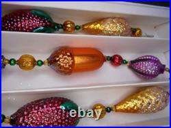 Christopher Radko NUTS & BERRIES GARLAND 1993, #93-064-0 new in box Czech 6 Christopher Radko NUTS & BERRIES GARLAND 1993, #93-064-0 new in box Czech 6