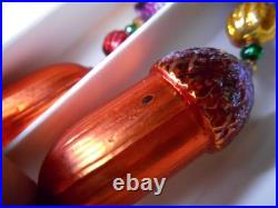 Christopher Radko NUTS & BERRIES GARLAND 1993, #93-064-0 new in box Czech 6