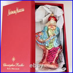 Christopher Radko Neiman Marcus Three Kings Wise Men Limited Edition Set 3 Boxed