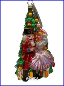 Christopher Radko Nutcracker Ballet Ornament 1015192 With Box