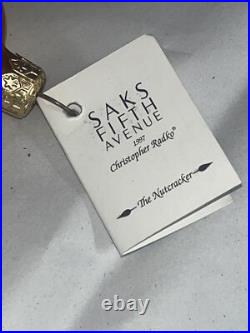 Christopher Radko Nutcracker Ornament 4216 Of 5000. 1997 SAKS Fifth Avenue
