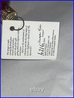 Christopher Radko Nutcracker Ornament 4216 Of 5000. 1997 SAKS Fifth Avenue
