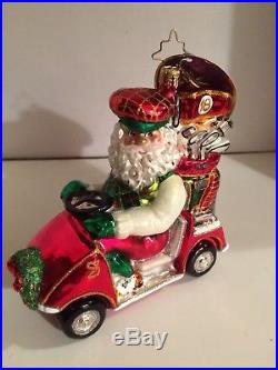Christopher Radko ON PAR Retired Christmas Ornament New In Box