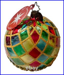 Christopher Radko ORNAMENT Glass Dazzlers 20th Anniversary 2004 Starad Poland