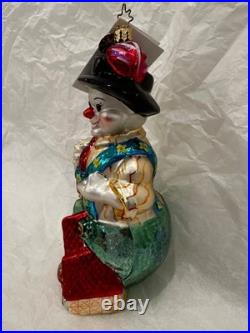 Christopher Radko Ocsnowberfest Germany Snowman Ornament 1011297 with Tag