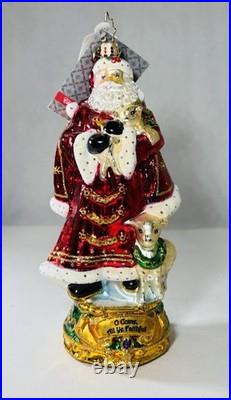 Christopher Radko Oh Come All Ye Faithful Ornament Classic Carol's 6 RARE