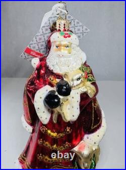 Christopher Radko Oh Come All Ye Faithful Ornament Classic Carol's 6 RARE
