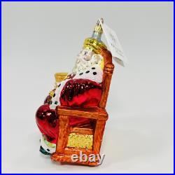 Christopher Radko Old King Cole Glass Christmas Ornament 6 RETIRED
