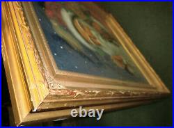 Christopher Radko Old St. Nick Framed Oil Painting On Canvas COA Limited 185/500