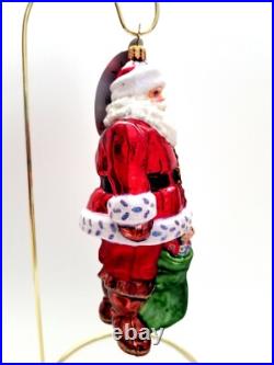 Christopher Radko On The Lookout #1015188 25th Anniversary Collection Santa