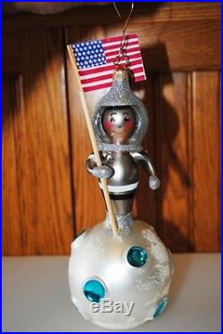 Christopher Radko Ornament American Astronaut Moon Landing Neil Armstrong Lunar