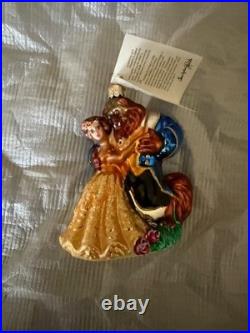 Christopher Radko Ornament Beauty And The Beast Dancing RARE 23963