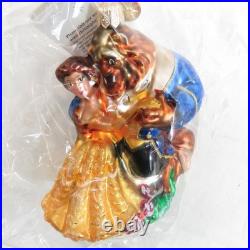 Christopher Radko Ornament Beauty And The Beast Disney In Box Dancing RARE