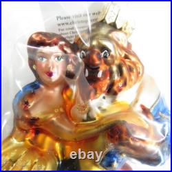 Christopher Radko Ornament Beauty And The Beast Disney In Box Dancing RARE