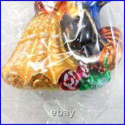 Christopher Radko Ornament Beauty And The Beast Disney In Box Dancing RARE
