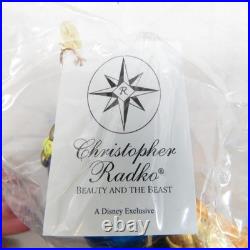 Christopher Radko Ornament Beauty And The Beast Disney In Box Dancing RARE