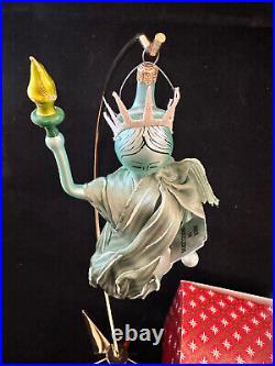 Christopher Radko Ornament Carry A Torch 96-059-0 Statue Of Liberty with box