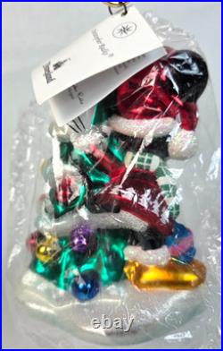 Christopher Radko Ornament DISNEY Winter Minnie NEW PIE EYES / ULTRA RARE