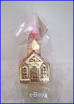 Christopher Radko Ornament House Of Prayer #961420 Church NWT/SEALED (R26)