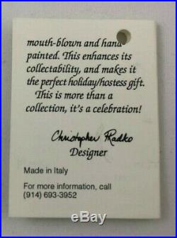 Christopher Radko Ornament Italian Mouth Blown Glass WINTER MORNING, 1996