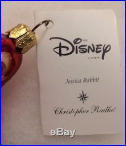 Christopher Radko Ornament Jessica Rabbit (2) Disney