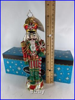 Christopher Radko Ornament Peppermint Parade Lt. Edition, 1013977. 7''tall Christopher Radko Ornament Peppermint Parade Lt. Edition, 1013977. 7''tall