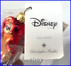 Christopher Radko Ornament Set JESSICA / ROGER RABBIT Limited DISNEY 1999 NIB
