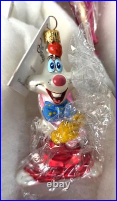 Christopher Radko Ornament Set JESSICA / ROGER RABBIT Limited DISNEY 1999 NIB