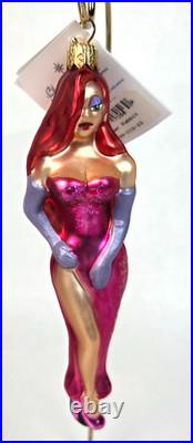 Christopher Radko Ornament Set JESSICA / ROGER RABBIT Limited DISNEY 1999 NIB