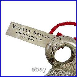 Christopher Radko Ornament Winter Spirit Santa Claus Sterling Silver Ltd Edition