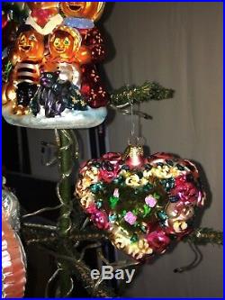 Christopher Radko Ornament of the Month, April'01thru March'02 +topper