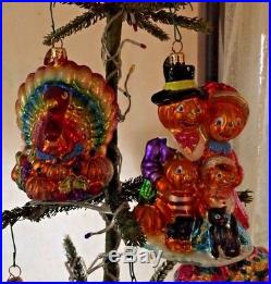 Christopher Radko Ornament of the Month, April'01thru March'02 +topper and tree