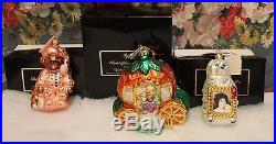 Christopher Radko Ornaments Lot of 3 from 1996, 1997 & 1998 Retired